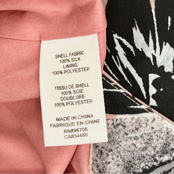 Rebecca Taylor 100% Silk High Waist Pink Floral Shorts - Picture 7 of 7